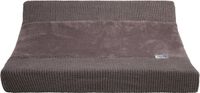 Baby's Only Gebreide baby aankleedkussenhoes - Waskussenhoes - Overtrek verzorgingskussen Hope - Hazel Brown - 45x70 cm