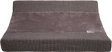 Baby's Only Gebreide baby aankleedkussenhoes - Waskussenhoes - Overtrek verzorgingskussen Hope - Hazel Brown - 45x70 cm