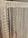 Goodivery Rideaux décoratifs en fil Beige 100 x 280 cm