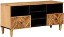 vidaXL - Opbergkasten - Bruin - 100 x 33,5 x 46 cm - Massief Mango Hout