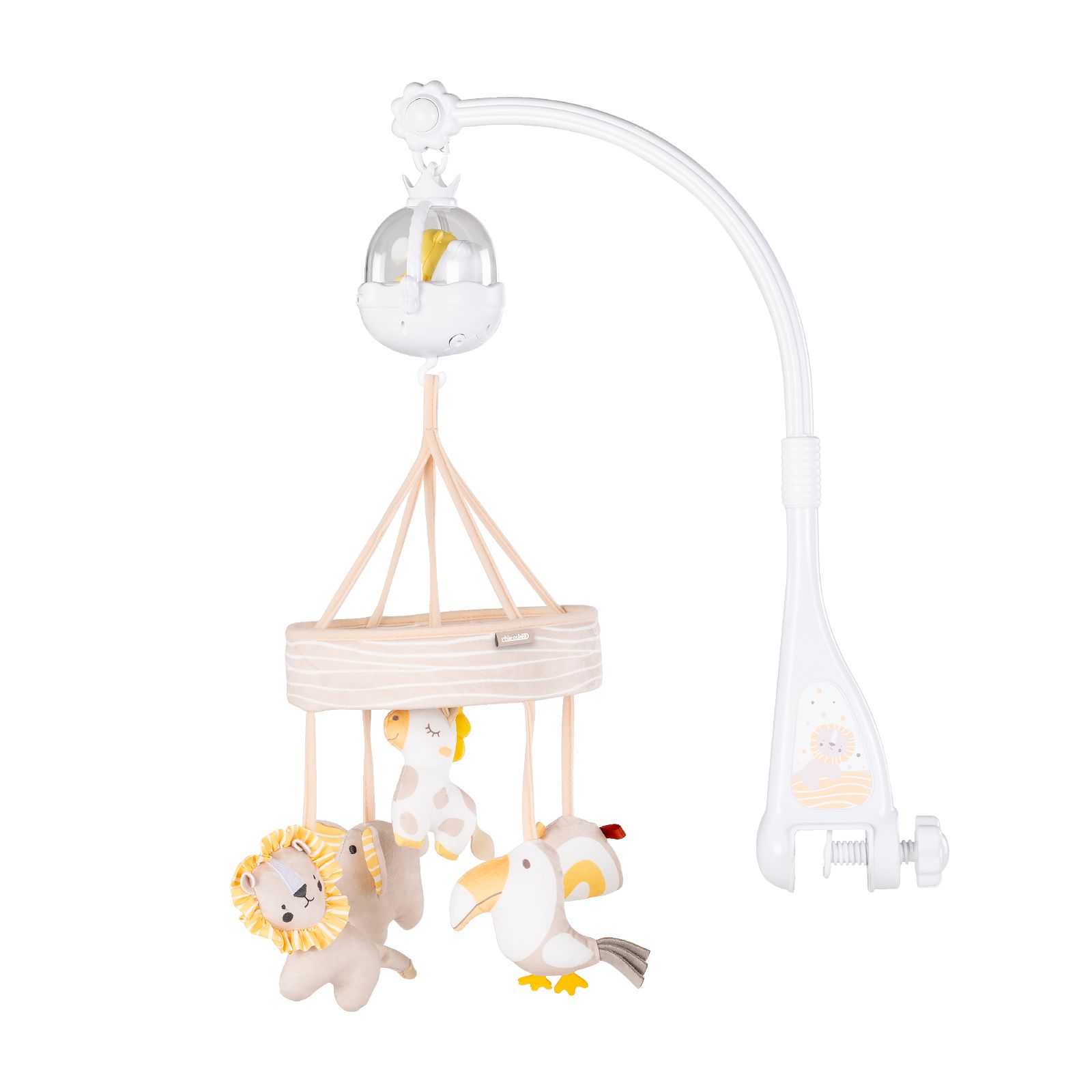 Chipolino Muziekmobiel met Projector Lion&Friends Beige
