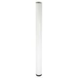 WAGNER Meubelpoot TENO - Ø 60 x 800 mm, staal gepoedercoat wit