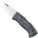 Helle 761 Berget, 2002763, Satin Sandvik 12C27, Denim Micarta couteau de bushcraft