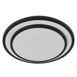 Osram Orbis Berlin LED Deckenleuchte 300mm Schwarz 16W 2000lm 3000K IP20