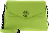 MANDARINA DUCK Leren Schoudertas Mellow Neon Dressy Bag Acid Lime Neongroen