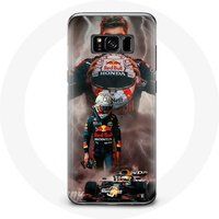 Maniacase Etui voor Samsung Galaxy S8 Plus Formule 1 Max Verstappen F1 Helm