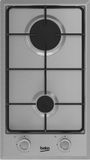 Beko HDCG32220FX Gas Domino 30cm 2 RVS Branders