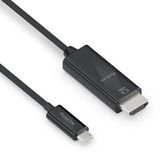 PureLink IS2201-010 video kabel adapter 1 m USB Type-C HDMI Zwart