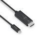 PureLink IS2201-010 video kabel adapter 1 m USB Type-C HDMI Zwart