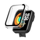 Wigento Xiaomi Mi Watch Lite Beschermhoes van PC-materiaal / gehard glas, transparant