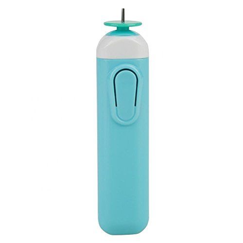 Eujgoov Elektrische Sleuven Papier Ambachten Handgereedschap Curling Papier Pen Staal Elektrische Filigraan Pen voor Papier Strips (Blauw)