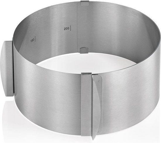 Küchenprofi Verstelbare Taartring - 30 cm - Roestvrij staal