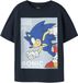 NAME IT Jongens T-shirt NKMACTIS SONIC SS NREG TOP BOX SKY - Navy Blazer - 146/152