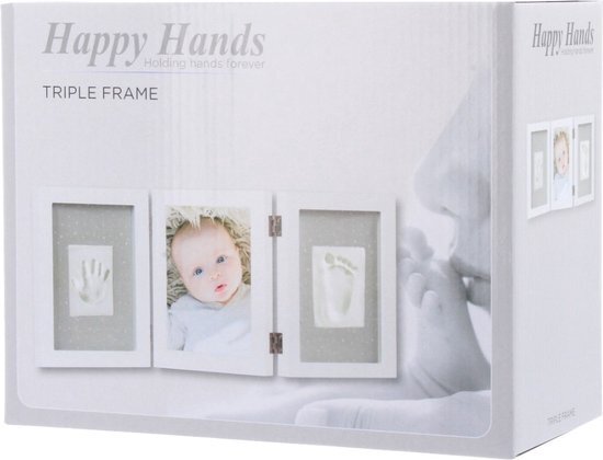 Happy Hands - Baby Print Triple Frame Kit