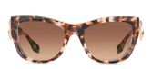 Dita Icelus Lunettes De Soleil Havane Oeil De Chat Marron 55mm