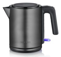 Severin WK 9342 Bouilloire - 1L - 2400W - Noir/Inox