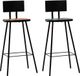 Maison Exclusive - Lot de 2 tabourets de bar en bois massif de récupération