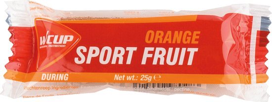 Wcup Sports Nutrition - Sport Fruit (32-pack) (Orange - 32 x 25 gram) - Eiwitrepen - Energierepen - Sportvoeding