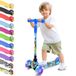 Hurtle Step voor Jonge Kinderen met Verlichte LED Wielen, Driewielerstijl Stabiliteit, Lichtgewicht, Draagbaar, Ideaal voor Binnen/Buiten Gebruik, Geschikt voor Leeftijden 2-5