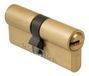 Amig - Veiligheidscilinder - Deurslot - Dubbele koppelingscilinder - Anti-inbraak en anti-manipulatie - Inclusief 5 sleutels - Matgoud - Afmetingen: 100 (50-50 mm)