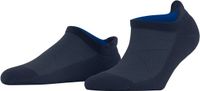 Burlington Athleisure kort eenkleurig functioneel materiaal sneakersokken enkelsokken dames blauw - maat 35-38