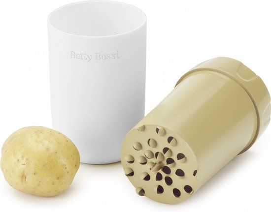 Betty Bossi Potato Grater - Wit - Kunststof - 9x9x15.8 cm