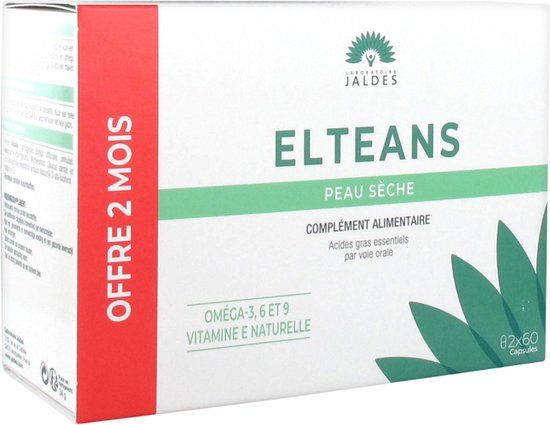 Jaldes Elteans Droge Huid Set van 2 x 60 Capsules