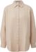 s.Oliver QS Chemisier beige Coton regular fit