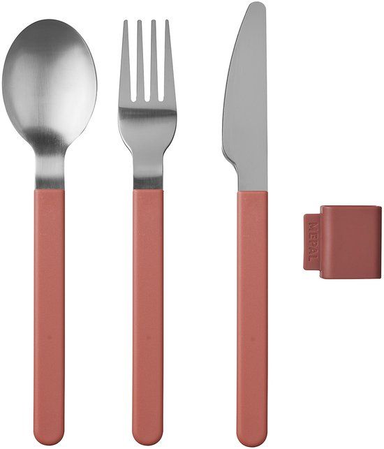Mepal Silueta bestekset - 3-delig - Vivid mauve