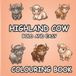 Highland Cow Bold and Easy Colouring Book