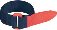 FASTECH® F101-25-240 Klittenband Met riem Haak- en lusdeel (l x b) 240 mm x 25 mm Zwart, Rood 5 stuk(s)