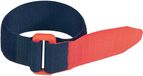 FASTECH® F101-25-240 Klittenband Met riem Haak- en lusdeel (l x b) 240 mm x 25 mm Zwart, Rood 5 stuk(s)