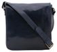 Sac bandoulière homme, en cuir de vachette véritable, avec fermeture magnétique. Fabriqué en Italie