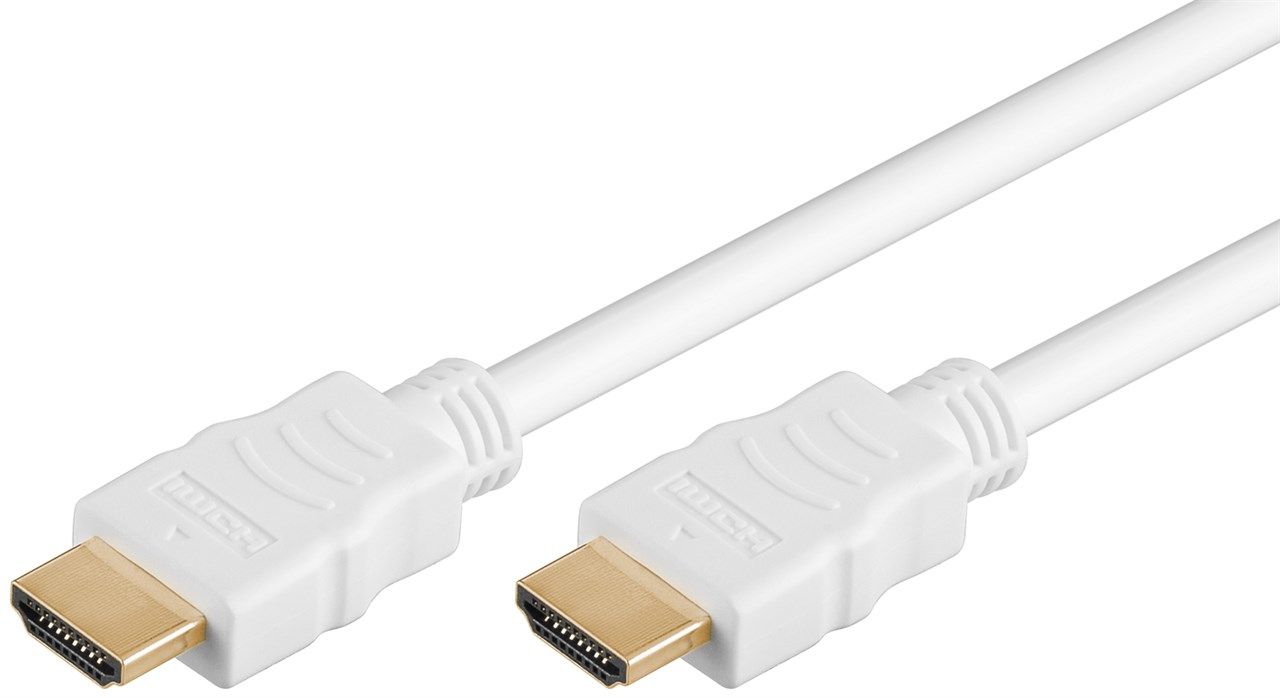Goobay HDMI Kabel - 1.5m - Wit - 4K - HDR