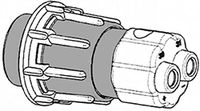 HELLA 8JB 862 757-017 Stekkerdoos - Geaard