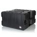Gator Cases Pro Series Molded Mil-Grade Rack Case met wielen, zwart (G-PROR-6U-19)