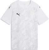 Puma Teamfinal Graphic Shirt Korte Mouw Kinderen - Wit | Maat: 164