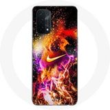 Nike Hoesje voor Oppo A54 5G Kleurrijke Painting Maniacase