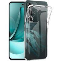 Realme Coque pour Realme 14X 5G / C71 / C73 / C75 - housse etui silicone gel fine + verre trempe - TRANSPARENT TPU