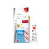 Eveline Cosmetics 8-in-1 Total Action Professioneel nagelopbouwserum, 12 ml