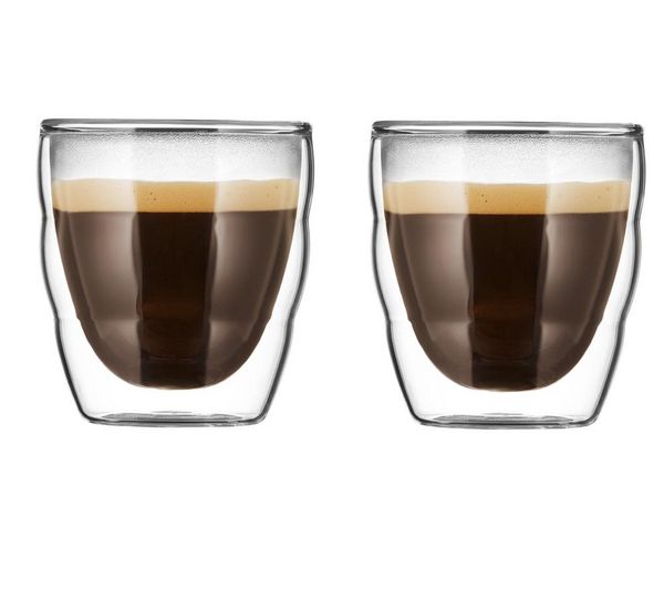 Bodum Pilatus 2 Dubbelwandige Glazen 0.08 L