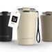 LARS NYSØM Rørelse Thermo Coffee Mug-to-go 380ml - BPA-vrij met Isolatie - Met Draagriem & Tritan Deksel (Almond Beige)