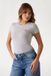 Guess Elastisch T-shirt met grijs driehoeklogo
