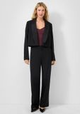 Q/S designed by - Dames broek - Maat 36 - Vrouwen - ZWART - zak voering