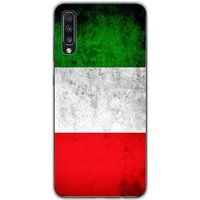 1001 coques Samsung Drapeau italie Bedrukt siliconen hoesje compatibel met Samsung Galaxy A70