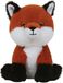 Peluche Renard Reintje - tissu peluche doux - peluches animaux de la forêt - rouge - 21 cm