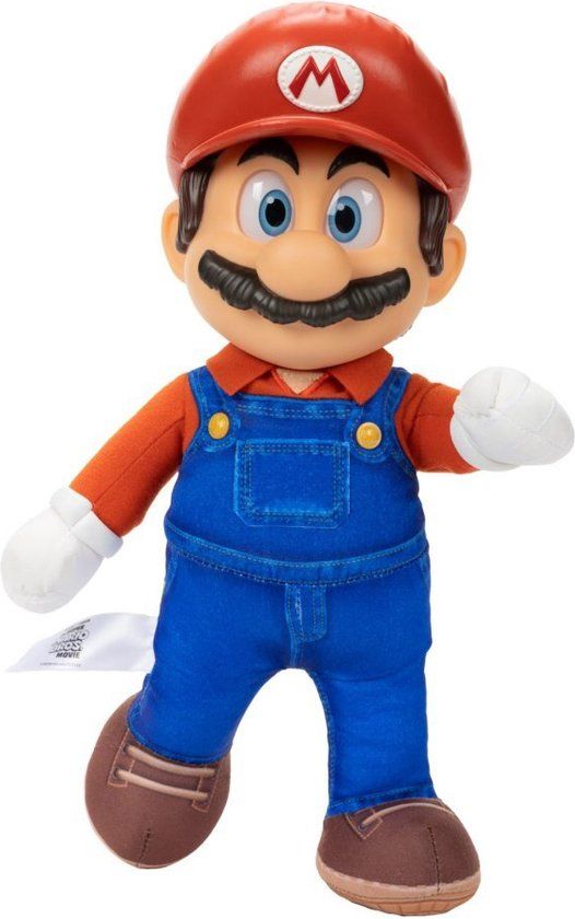 Jakks Pacific The Super Mario Bros. Movie Knuffel Figure Mario 30 cm