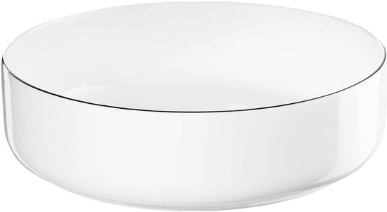 ASA Selection Ocoligne schaal met zwarte rand, porselein, beige, 11,5 cm