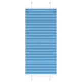 VidaXL Plissé rolgordijn 65x150 cm stofbreedte 64,4 cm polyester blauw