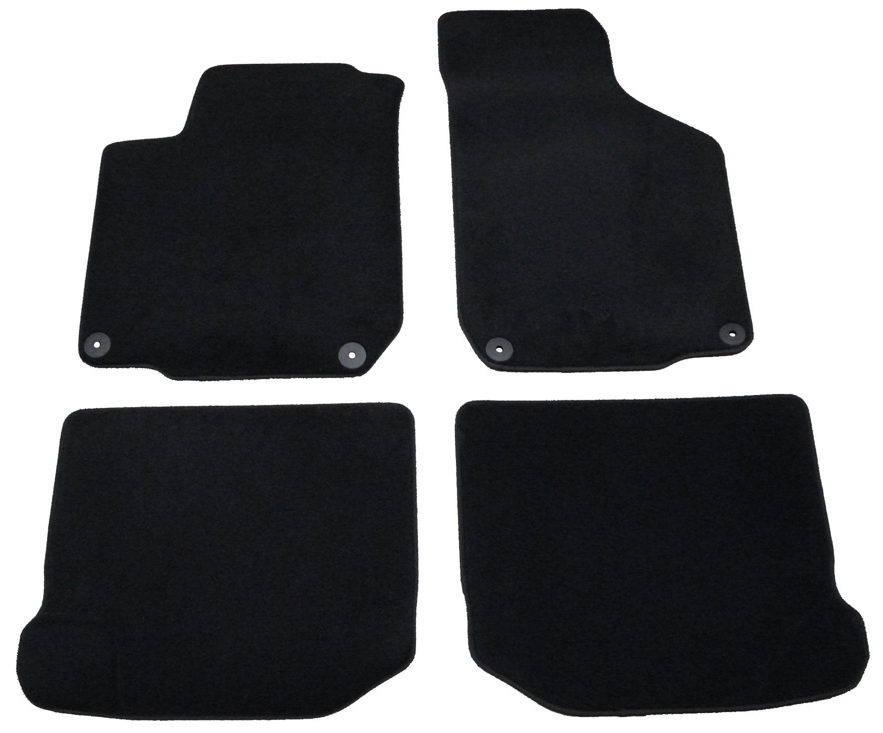 Velours vloermatten voor VW Golf IV 1997-2004 - 4-delig